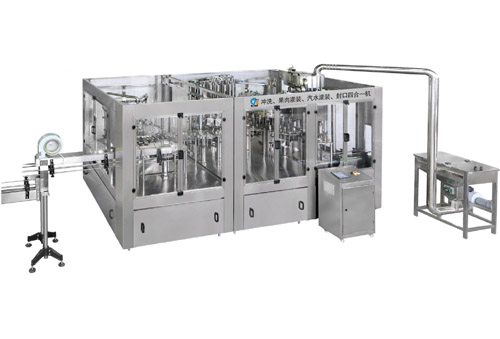 Washing,pulp filling,carbonated filling,capping 4-in-1 monobloc